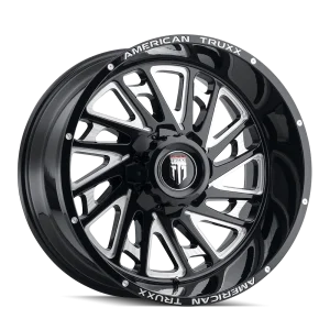American Truxx – BLADE – Black – 20″x10″ -24mm – Summer Wheels – AT1905-2137M-24